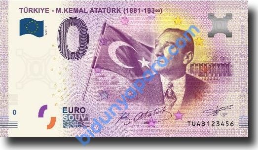 0 Euro Hatıra Parası - Türkiye -  Atatürk -  Cumhurbaşkanlığı Serisi - 2019 ( Ambalajlı ) - Son 150 Adet