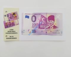 0 Euro Hatıra Parası - Erzurum Kongresi - 2019 ( Ambalajlı )