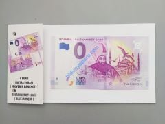 0 Euro Hatıra Parası - Sultanahmet Camii - 2019 ( Föylü )