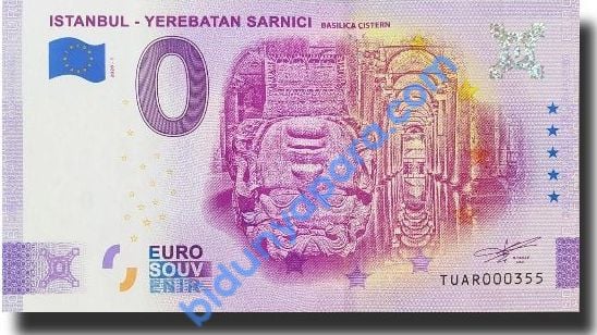 0 Euro Hatıra Parası - Yerebatan Sarnıcı - 2020  ( Ambalajlı )