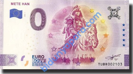 0 Euro Hatıra Parası - Metehan - 2022