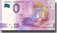 0 Euro Hatıra Parası - Dolmabahçe Sarayı - Hususi Daire - 2022 ( Ambalajlı)