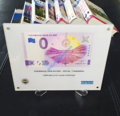 0 Euro Hatıra Parası - Fenerbahçe Spor Kulübü - 1900 - 2022 arası seri numaralar  - Pleksiglass Özel Tasarım ( İSME ÖZEL BASKI )