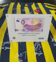 0 Euro Hatıra Parası - Fenerbahçe Spor Kulübü - 1900 - 2022 arası seri numaralar  - Pleksiglass Özel Tasarım ( İSME ÖZEL BASKI )