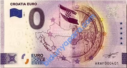 0 EURO HATIRA PARASI - CROTIA - HIRVATİSTAN