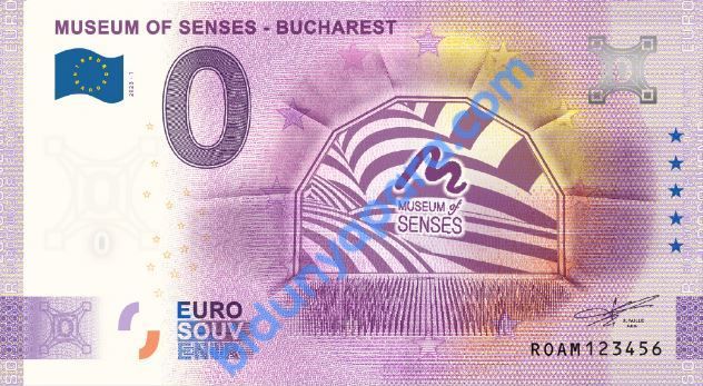 0 EURO HATIRA PARASI - MUSEUM OF SENSES - MACARİSTAN