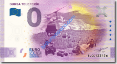 0 Euro Hatıra Parası  - Bursa Teleferik - 2026